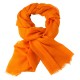 Oranje dubbeldraads keper pashmina-omslagdoek