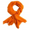 Oranje diamant geweven pashmina-omslagdoek