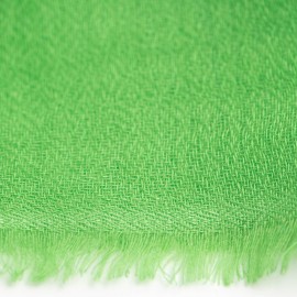 Grasgroene diamant geweven pashmina-omslagdoek