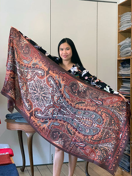 Paisley omslagdoek